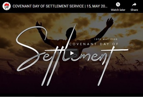 COVENANT DAY OF SETTLEMENT SERVICE MAY 15 2022