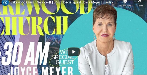 Sunday Service At Lakewood Church With Joyce Meyer July 3 2022