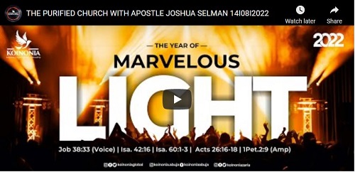 Apostle Joshua Selman Sermon The Purified Church