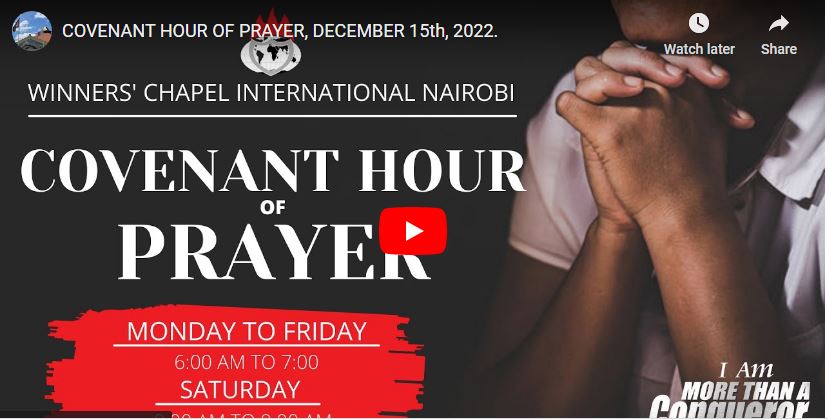 COVENANT HOUR OF PRAYER DECEMBER 15 2022