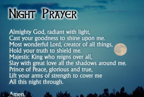 Friday Night Prayer for today January 28 2023