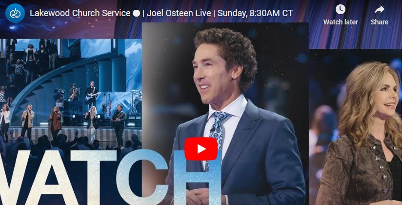 Pastor Joel Osteen Sunday Live Service November 12 2023